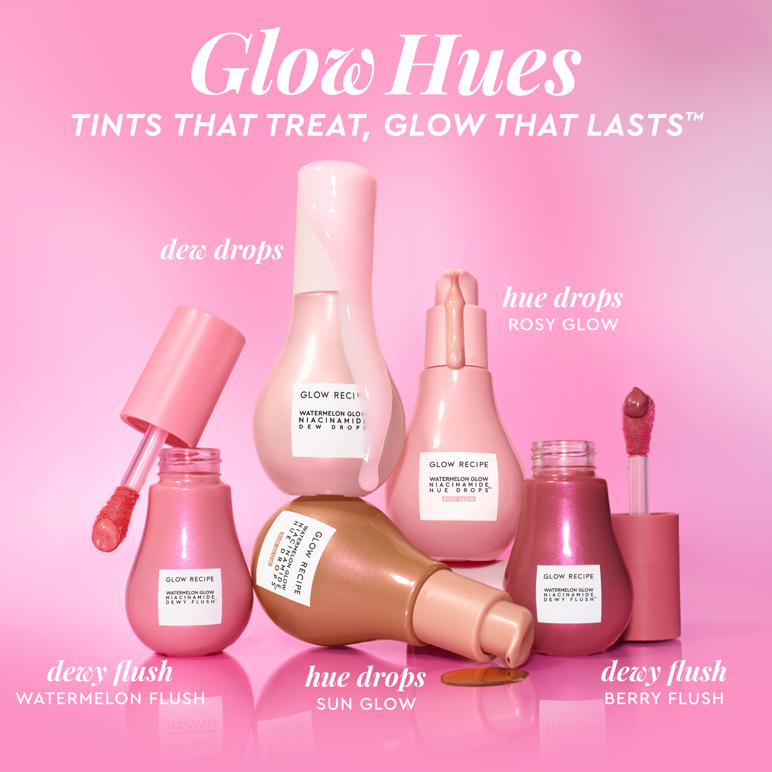 WATERMELON GLOW NIACINAMIDE DEWY FLUSH BRIGHTENING SERUM BLUSH (SUERO CON COLOR PARA MEJILLAS)